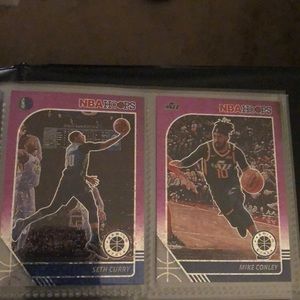 Mike Conley and Seth Curry Purple Prizm